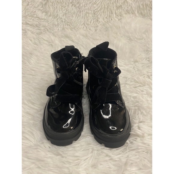 H&M Faux Leather Combat Boots - Picture 2 of 3